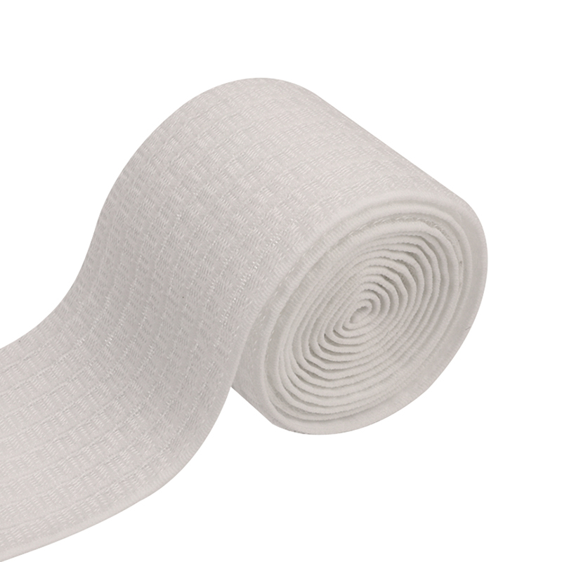Panneaux élastiques Velcro blancs de 8 cm